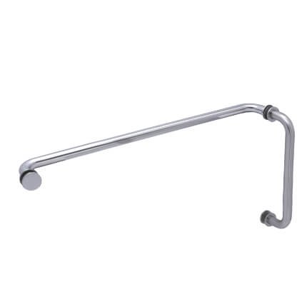 FHC 8" Pull 24" Towel Bar Combo With Metal Washers, Satin Nickel (US15) Finished