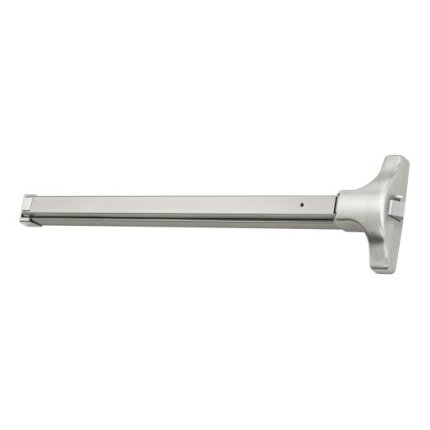 Accentra 2100F-48 Rim Exit Device Panic Bar, Fire Rated, Exit Only, Grade 1, 48" Door, Satin Stainless Steel Finish