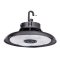 Topaz HBC-200W-PCTS LED Round High Bay Luminaries , 150-200W, CCT Selectable, Black Trim