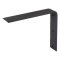 Front Mounting Bracket, Centerline Countertop Support, 14" X 10", Steel, Black