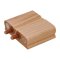 Hafele Soft-Close Door Stop, for Double Doors, Maple Wood, Clear Coat  Finish