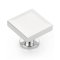 Heathrow Square Knob - Polished Chrome