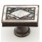 Avalon Bay Cabinet Knob - White Mother of Pearl, Aged Dover