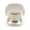 Empire Square Knob - Satin Nickel