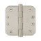 Emtek Steel Hinge with 5/8" Corners in Satin Nickel Finish