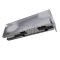 Assa Abloy PFT-34 Glass Door Transom Patch, with Blank insert, Clear Anodized Aluminum (US28) Finish