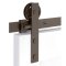 Emtek Modern Rectangular Face Mount Barn Door Hanger in US10B Finish