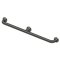 Deltana 88 Series Solid Brass Grab Bars, Concealed Screw With Center Post Oil-Rubbed Bronze (US10B) Finished