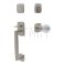Emtek 4715BL Tubular Entry Set in Satin Nickel Finish (US15)