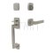 Emtek 4715DT Entry Set in Polished Nickel - Lifetime Finish (US14)