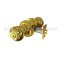 Emtek 5101W Key In Knob Rope Rosette with Waverly Knob, Entry US4