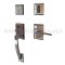 EMTEK Ares Entry Lock with Poseidon Lever, Polished Chrome US26 Finish