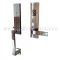 EMTEK Davos Entry Lock with Breslin Lever, Polished Chrome US26 Finish