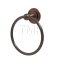 Emtek 2601 Traditional Brass Towel Ring with Regular Rosette (US10B)