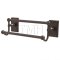 Emtek 26031 Traditional Brass Double Towel Bar with Arts & Craft Rosette (US10B)