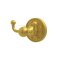 Emtek 2609 Traditional Brass Double Hook with Lancaster Rosette (US7)