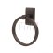 Emtek 2801 Modern Brass Towel Ring with Brass Neos Rosette (US10B)