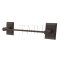 Emtek 28024 Modern Brass Towel with Brass Neos Rosette (US10B)
