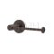 Emtek 2804 Modern Brass Paper Holder with Brass Disk Rosette (US10B)