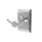 Emtek 2809 Modern Brass Double Hook with Brass Neos Rosette (US26)