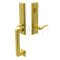 Wilshire Single Cylinder Door Locks Set with Elan Brass Lever in Polished Brass