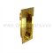 Ives 222 Flush Pull, Cast Brass in Polished Brass Finish (US3)