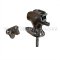 Ives FS9 Floor Stop- Satin Chrome