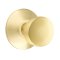 Emtek Laurent Door Knob, Modern Designer Brass, Passage, Modern Rosette, Satin Brass (US4) Finish