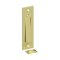 Deltana Pocket Door Jamb Bolt, 4-5/8" X 1-1/4", Polished Brass (US3) Finished