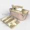 Rixson HM27 Series, Floor Door Closer, 3/4" Offset, Heavy Duty, For Hollow Metal Door, Non-hold Open, Bright Brass Finish