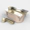 Rixon 127 Series, Floor Door Closer, 3/4" Offset, Heavy Duty, Right Handed, Non-hold open, Bright Brass Finish
