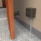 Rixson 993M Electromagnetic Door Holder, High Hold, Wall Mounted, Dark Satin Bronze, Equiv Finish