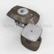Rixson 998M Electromagnetic Door Holder, Wall Mounted, Concealed Wiring, 3-5/8" Projection, Dark Satin Bronze, Equiv Finish