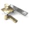 Rixon L147, Door Closer Pivot, Pivot Set, Lead Lined, Heavy Weight, 3/4" Offset for 1-3/4" Door w/ L180 Top Pivot, Bright Brass Finish