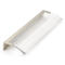 Positano Long Edge Pull- Satin Nickel, Clear
