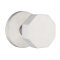 Emtek, Cast Stainless Steel Series, Passage, Octagon Knob, Disk Rosette, Brushed Stainless Steel Finish