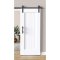 Yale Flat Track Barn Hardware in Flat Black Steel