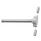 Accentra 1810-36 Surface Vertical Rod, Exit Device Panic Bar, Exit Only, Grade 1, 36" Door, Aluminum Painted Finish