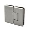 FHC Carolina Beveled 5 Degree Positive Close Glass To Glass Hinge for Shower Doors - 180 Degree, Satin Nickel (US15) Finished