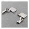 Salice CEL6XE9XXV soft close concealed hinge in satin nickel