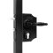 Locinox LAKQH2 Large Surface Mounted Ornamental Gate Lock, 3/8" Profile, Black Finish