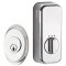 Emtek 8458 Saratoga Brass Deadbolt, EMPowered Smart Lock, Single Cylinder, Oil Rubbed Bronze (US10B) Finish
