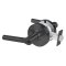 Schlage Broadway Door Handle, Mechanical Door Locks, ND Series, Keyed, Double Cylinder Function, Vestibule Lock, Flat Black Finish