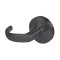 Schlage Sparta Door Handle, Mechanical Door Handle, ND Series, Non-Keyed Function, Single Dummy Trim, Flat Black Finish